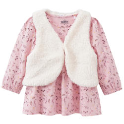 Baby Langarmshirt mit Kuschelweste im Set