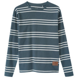 Jungen Langarmshirt im Streifen-Look