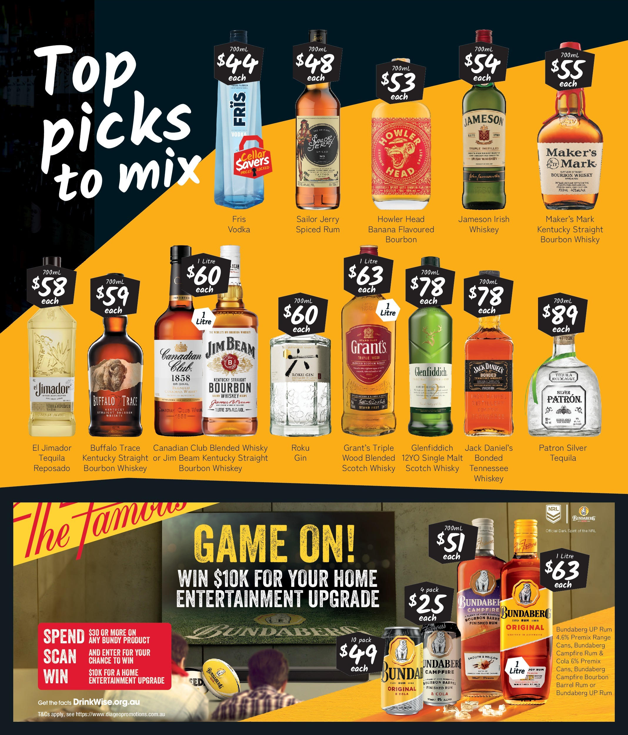 Cellarbrations Catalogue NSW/ACT - 23/09/2024 > weekly / monthly specials | Page: 5 | Products: Bourbon, Vodka, Scotch, Game