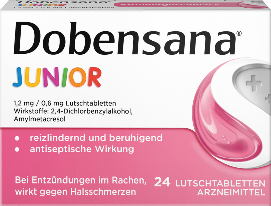 Dobensana Junior Erdbeergeschmack Lutschtabletten