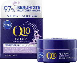 NIVEA Anti Falten Nachtcreme Q10 Beruhigung