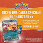 Mornati Paglia Ricevi un carta speciale di charizard ex - al 14.11.2024