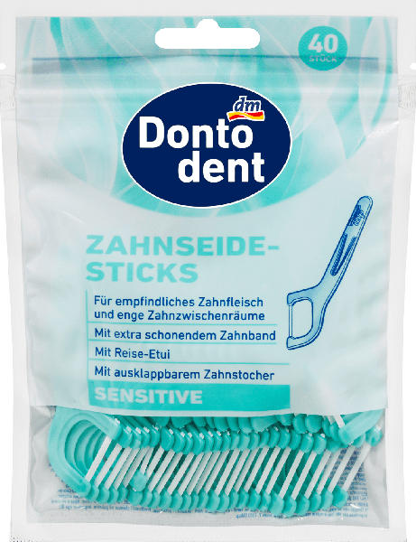 Dontodent Zahnseidesticks Sensitive