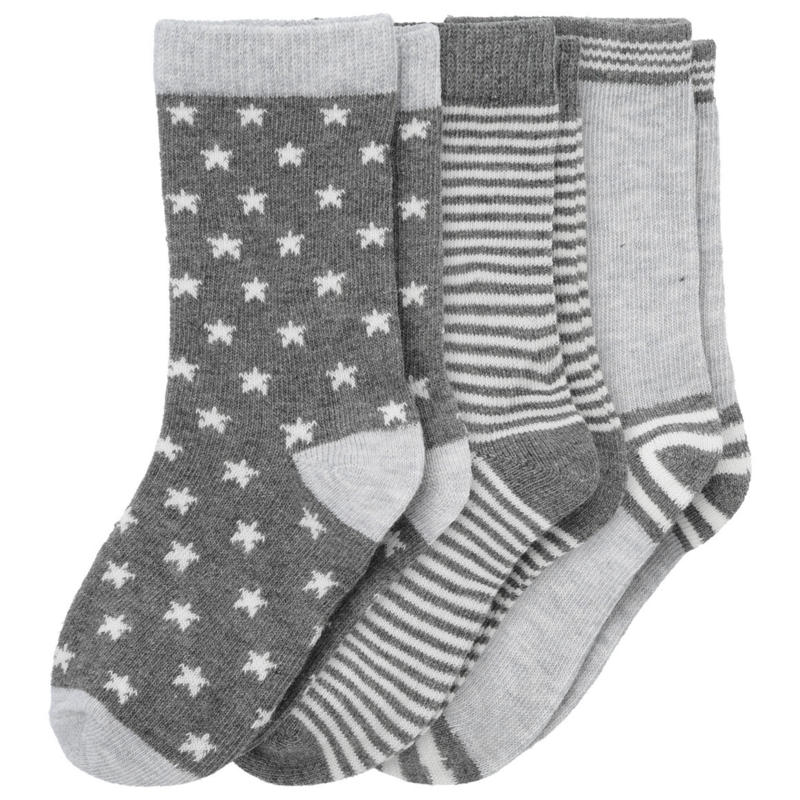 3 Paar Baby Socken mit Bio-Baumwolle