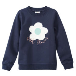 Mädchen Sweatshirt mit Blumen-Print (Nur online)