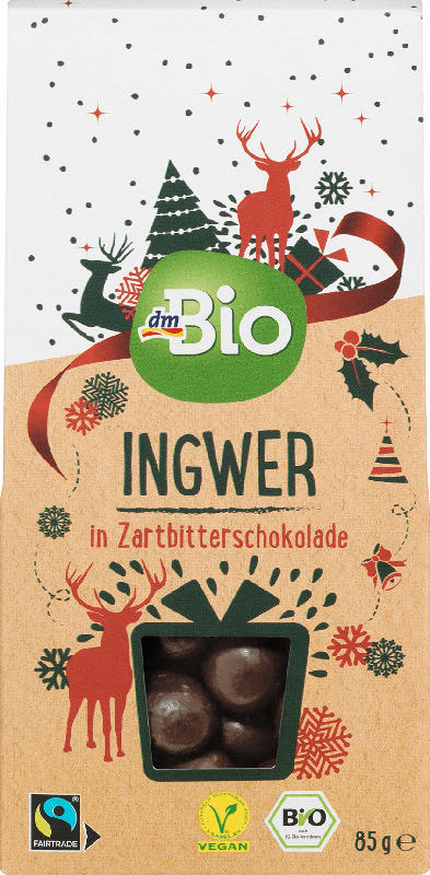 dmBio Ingwer in Zartbitterschokolade