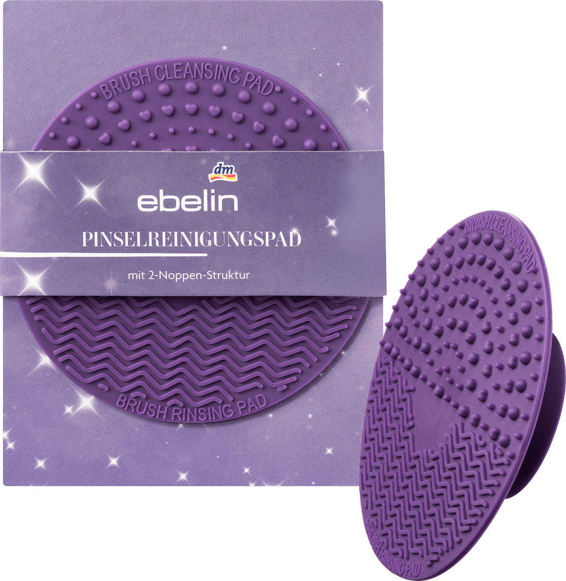 ebelin Pinselreinigungspad Midnight Glow