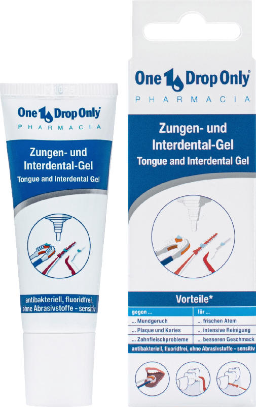 One Drop Only Zungenreiniger und Interdental Gel, fluoridfrei