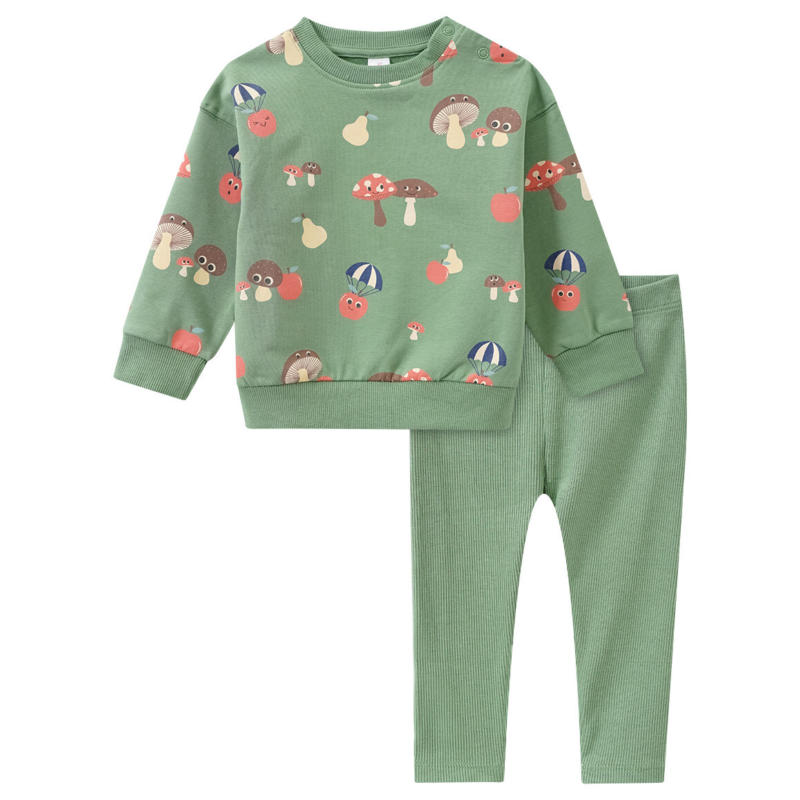 Baby Sweatshirt und Leggings im Set (Nur online)