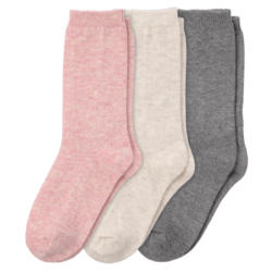 3 Paar Damen Socken mit Woll-Mix