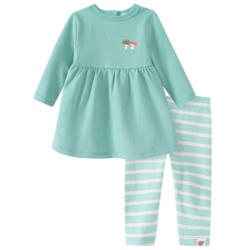 Newborn Sweatkleid und Leggings im Set (Nur online)