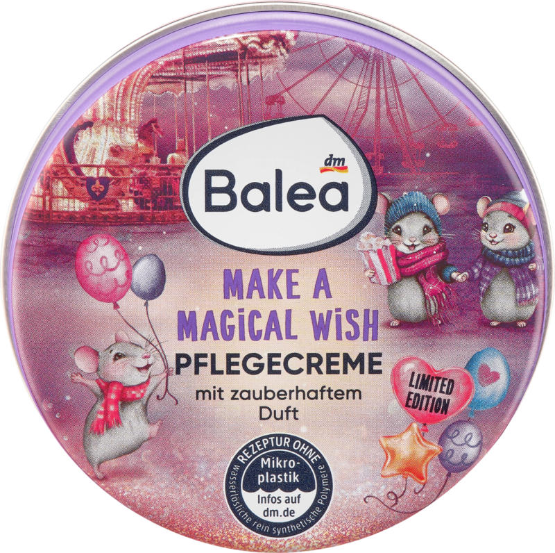 Balea Pflegecreme Make a magical wish