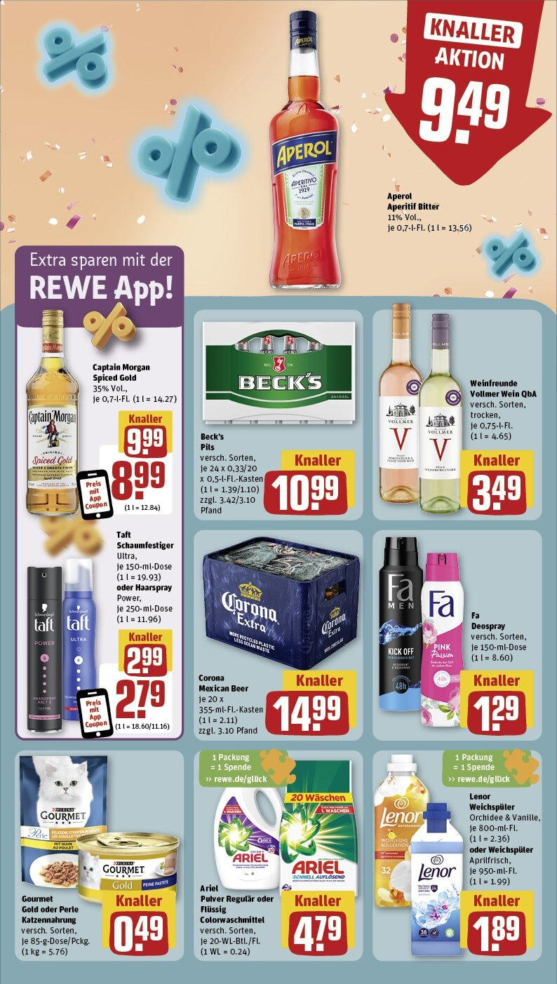 Rewe - Hildesheim / Himmelsthür, Schleitweg/ Runde Wiese 4 (ab 30.09.2024) zum Blättern » Angebote | Seite: 8 | Produkte: Orchidee, Captain morgan, Aperol, Wein