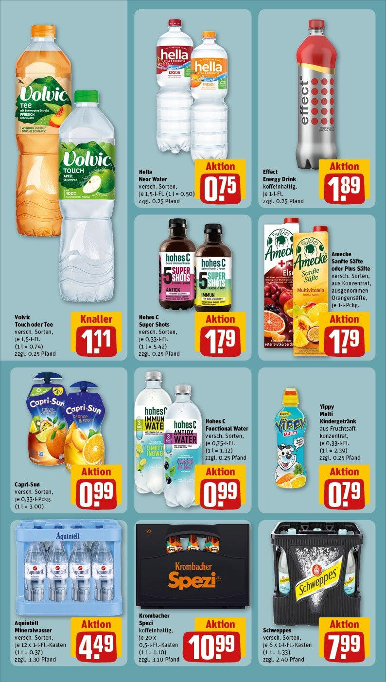 Rewe - Berlin / Pankow, Neumannstraße 13 (ab 30.09.2024) zum Blättern » Angebote | Seite: 19 | Produkte: Capri sun, Energy, Schweppes, Mineralwasser