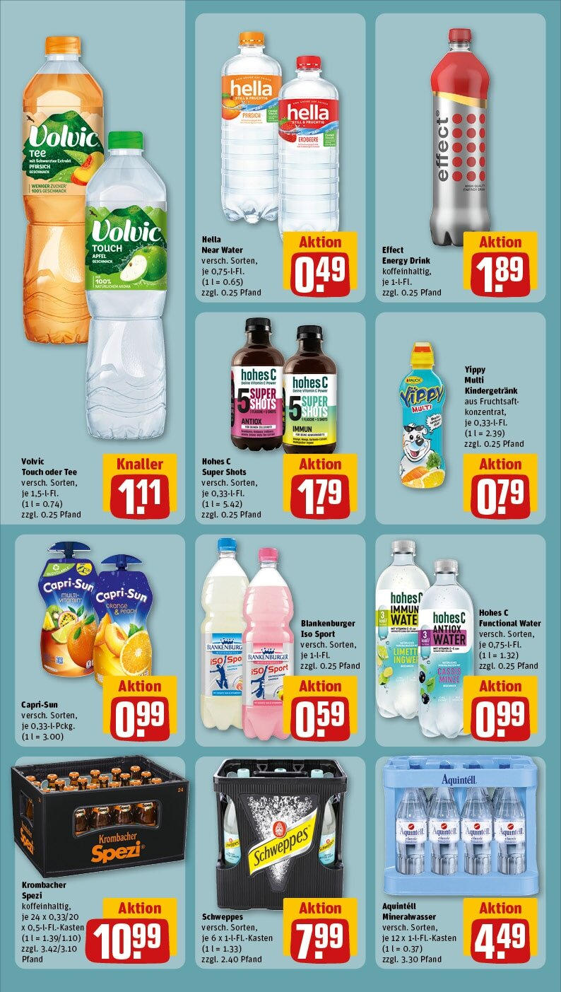 Rewe - Hildesheim / Himmelsthür, Schleitweg/ Runde Wiese 4 (ab 30.09.2024) zum Blättern » Angebote | Seite: 17 | Produkte: Energy, Schweppes, Mineralwasser, Fruchtsaft