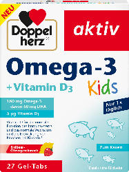 Doppelherz Omega-3 + Vitamin D3 Kids Kautabletten 27 St