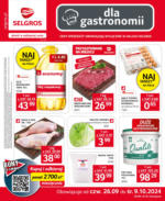 Oferta dla gastronomii Selgros – do 10.10.2024