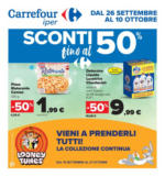 Carrefour Ipermercati Sconti fino al 50% - al 10.10.2024