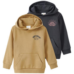 2 Jungen Hoodies mit kleinem Print (Nur online)