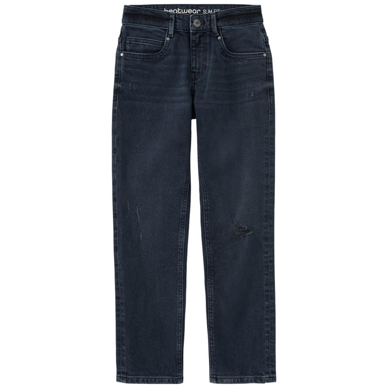 Jungen Straight-Jeans im Used-Look (Nur online)