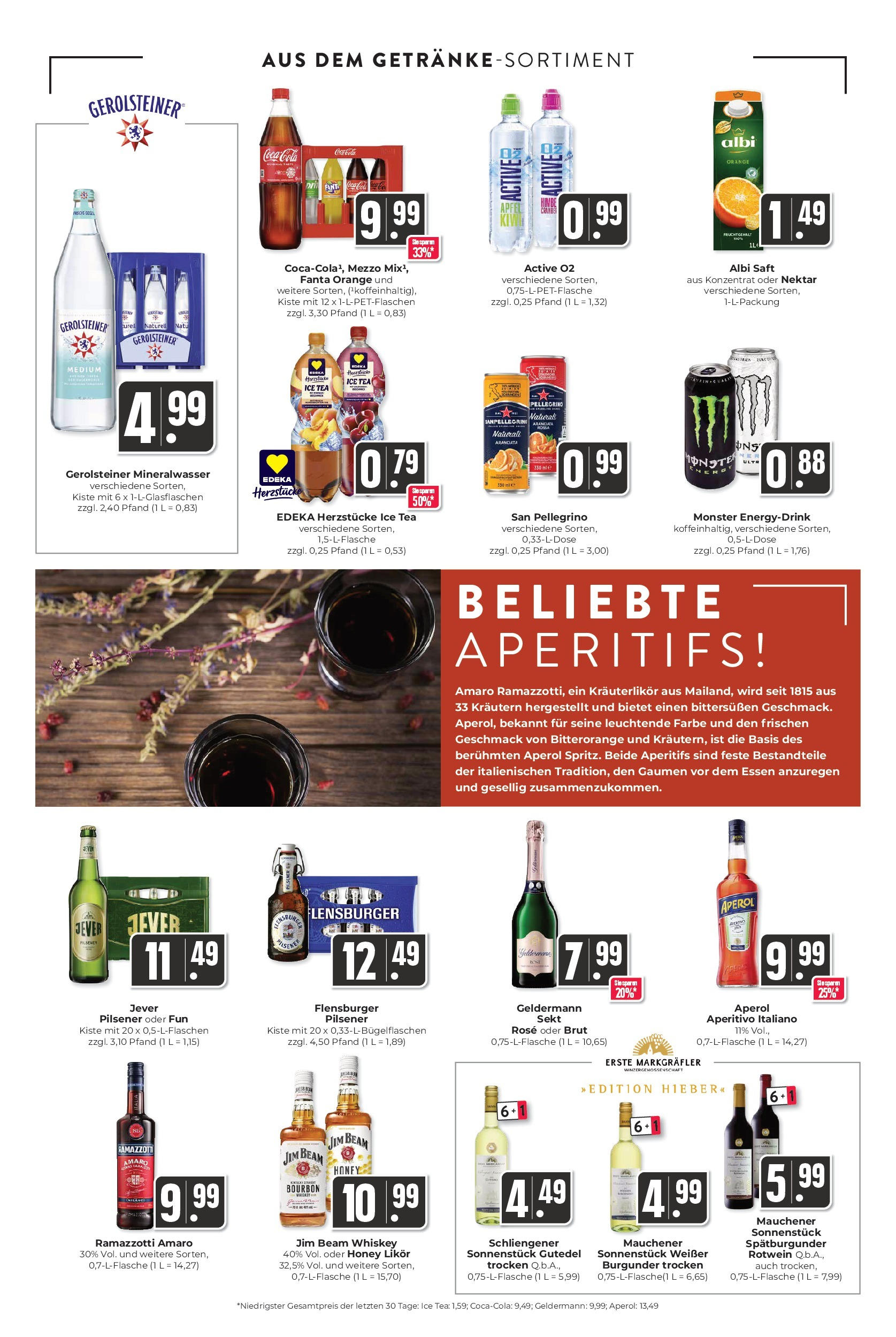 Edeka - Schliengen, Gutedelstraße 4 (ab 30.09.2024) » Angebote Online | Seite: 15 | Produkte: Jim beam, Sekt, Bourbon, Whiskey