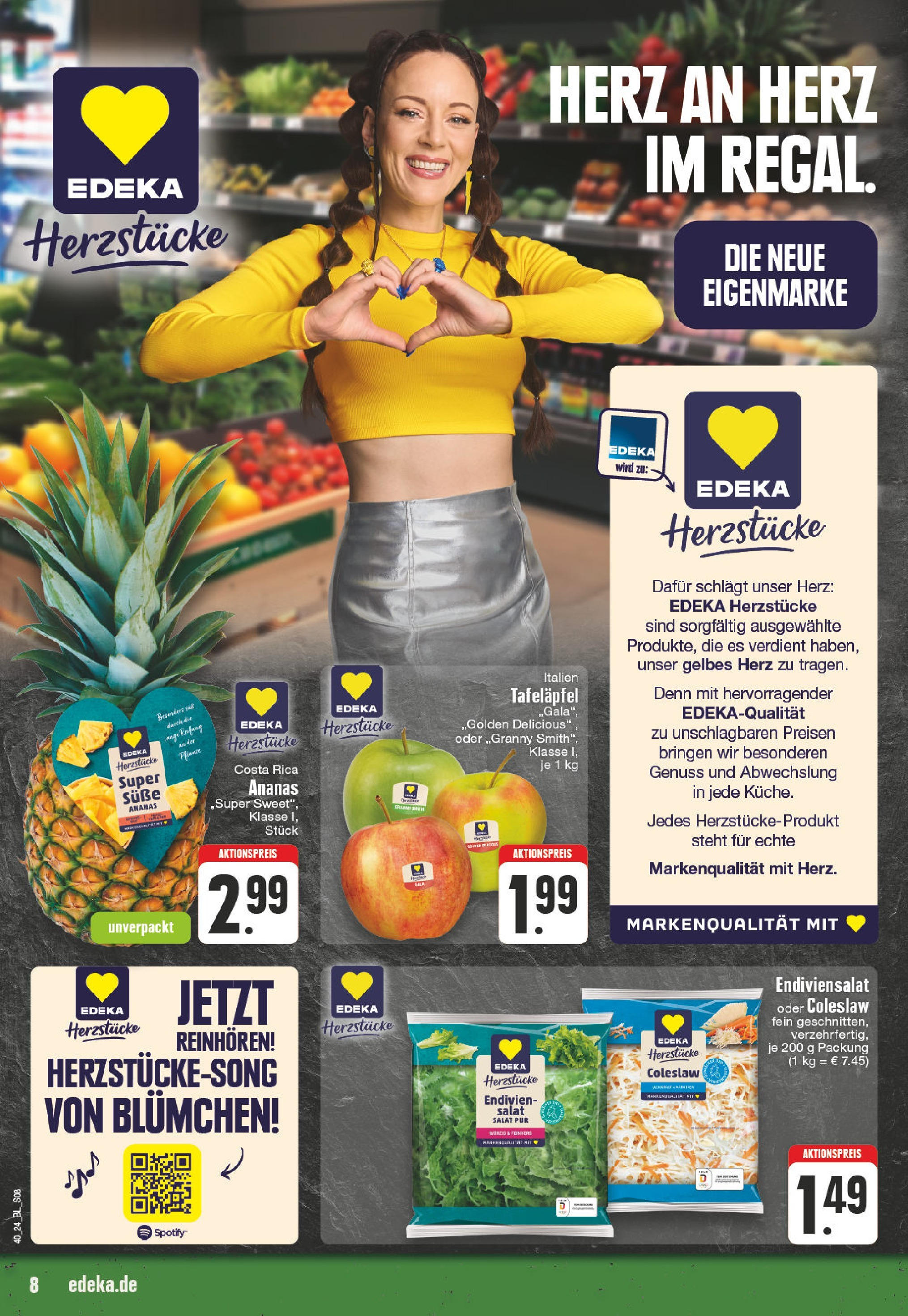 Edeka - Dortmund - Oespel, Steinsweg 14 (ab 30.09.2024) » Angebote Online | Seite: 8 | Produkte: Ananas, Salat