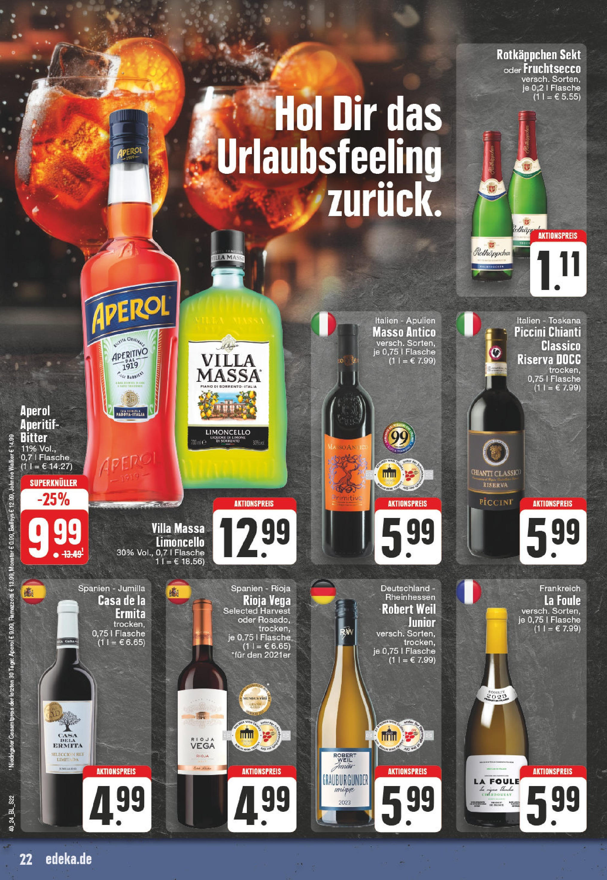 Edeka - Dortmund - Oespel, Steinsweg 14 (ab 30.09.2024) » Angebote Online | Seite: 22 | Produkte: Rotkappchen sekt, Fruchtsecco, Monster, Limoncello