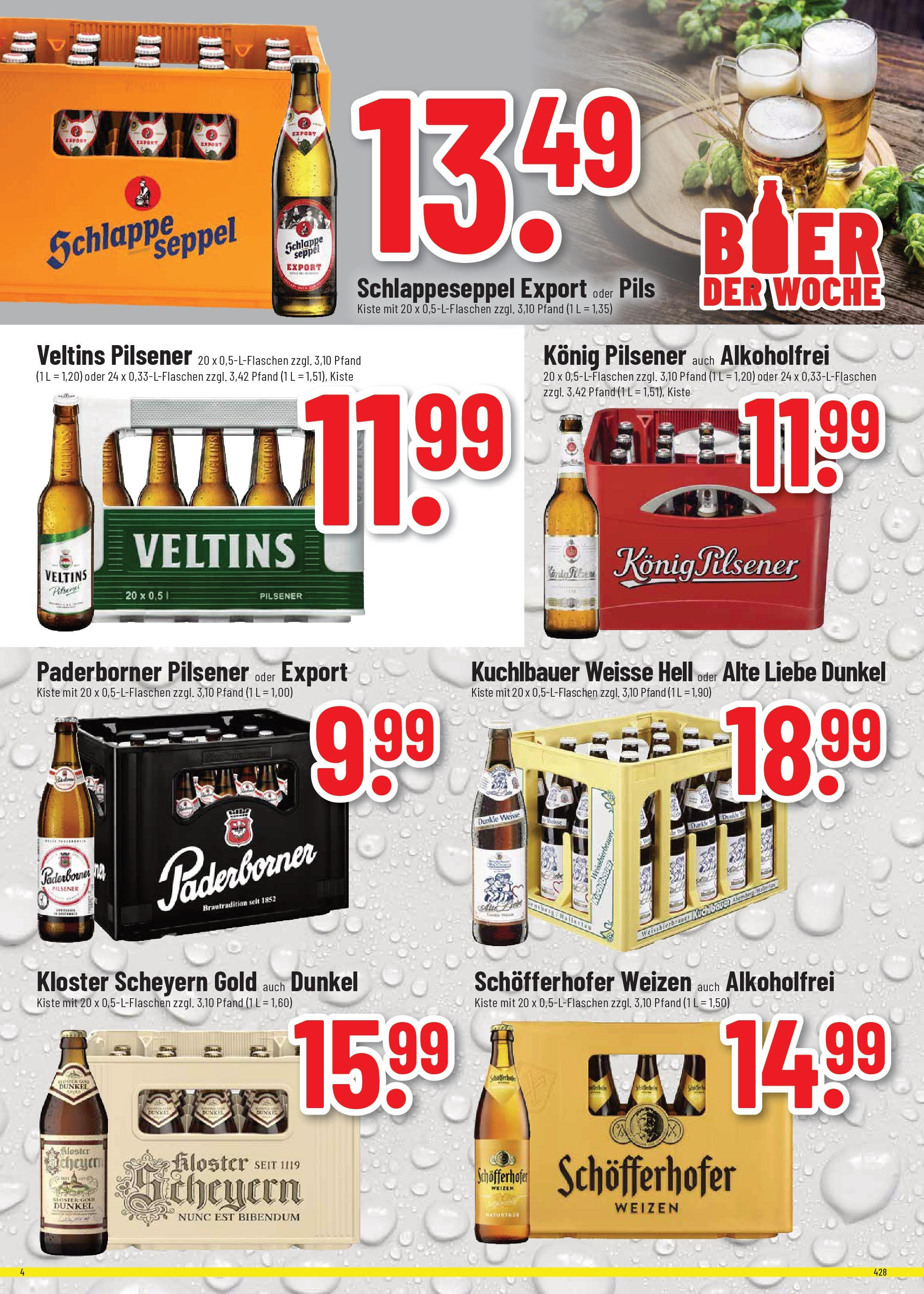 Trinkgut - Rüsselsheim, Stahlstraße 10 (ab 30.09.2024) » Angebote online | Seite: 4 | Produkte: Konig pilsener, Bier, Pils, Veltins