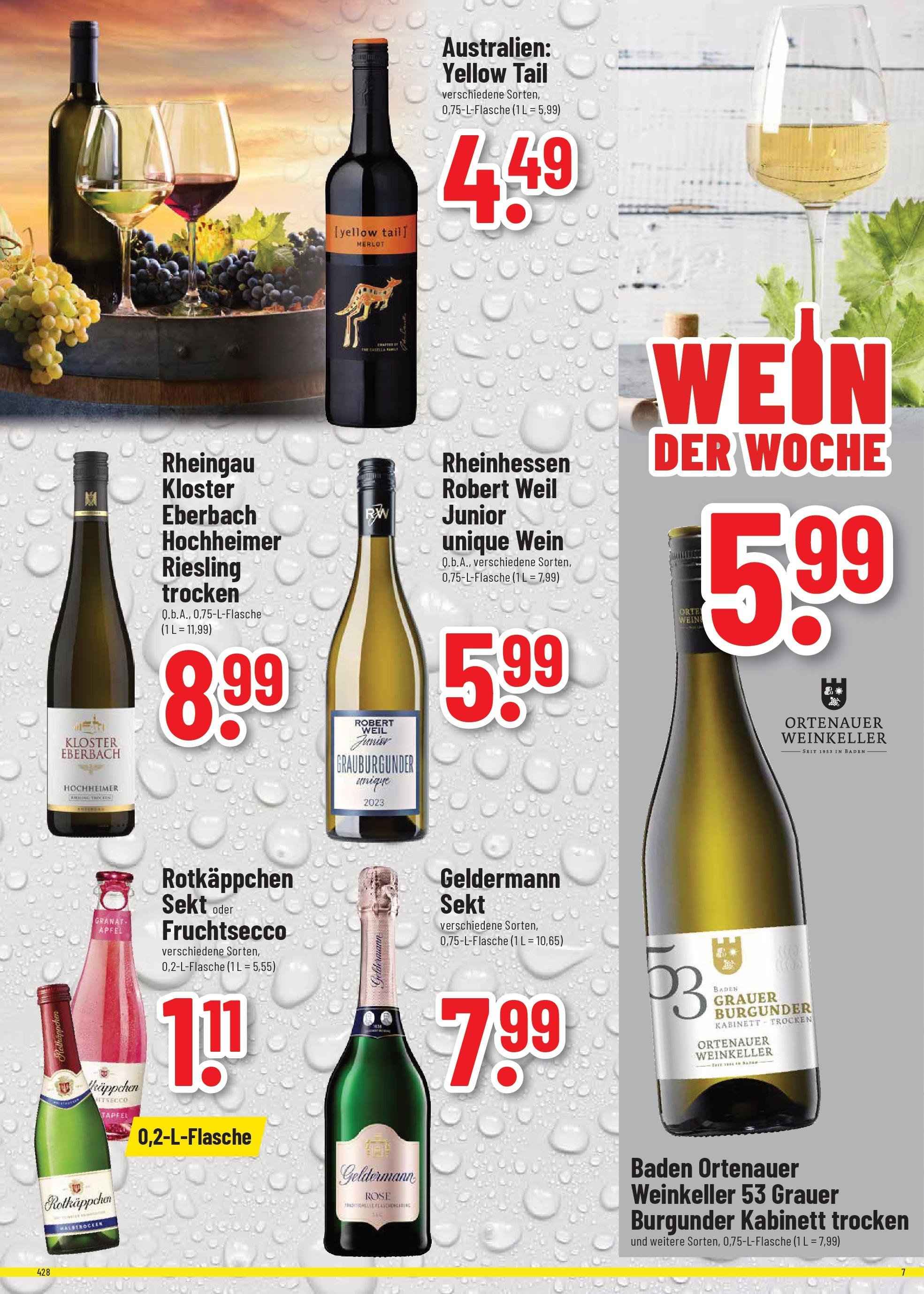 Trinkgut - Rüsselsheim, Stahlstraße 10 (ab 30.09.2024) » Angebote online | Seite: 7 | Produkte: Sekt, Äpfel, Fruchtsecco, Wein