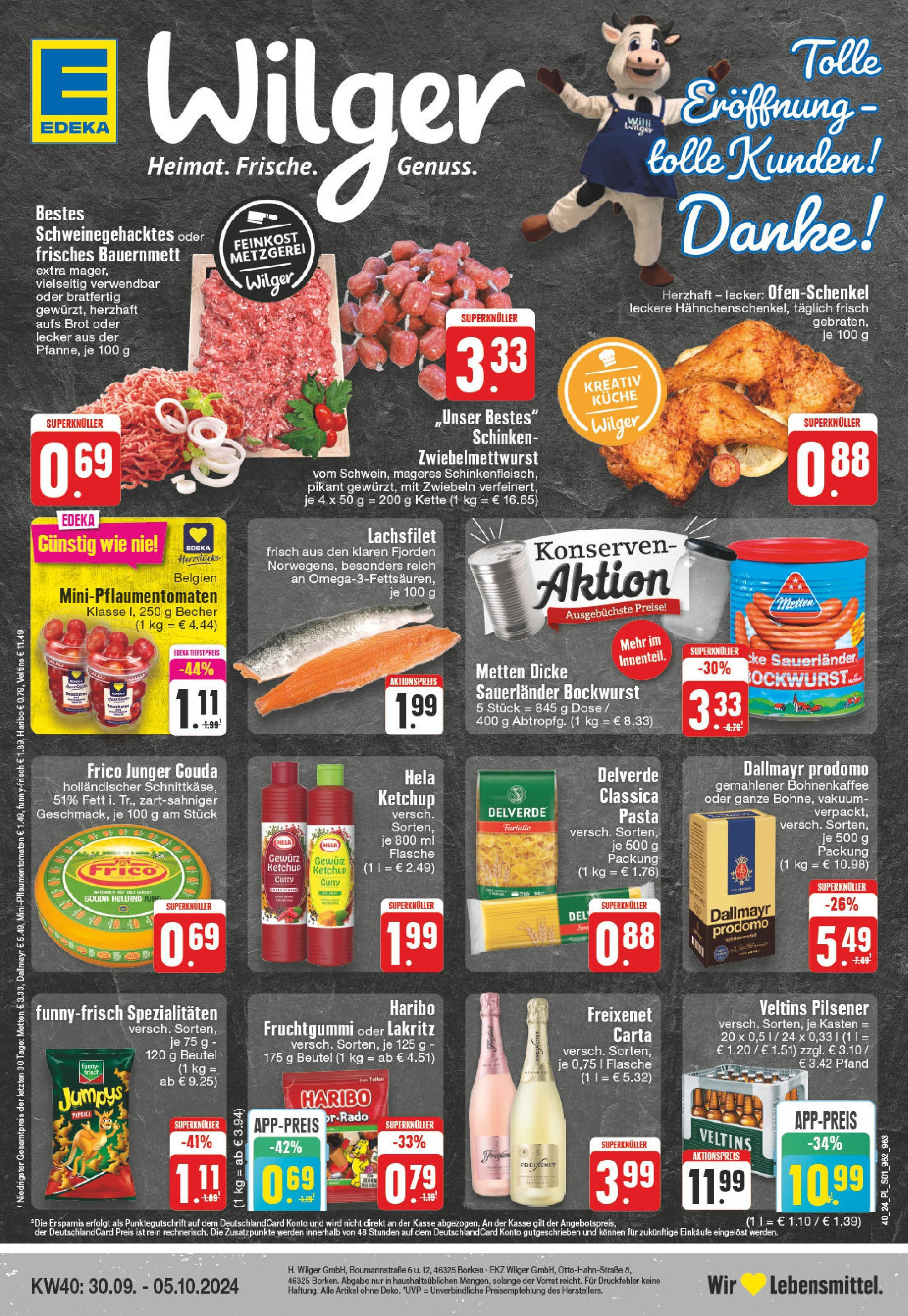 EDEKA Prospekt ab 30.09.2024 - E center: Wochenangebote Online