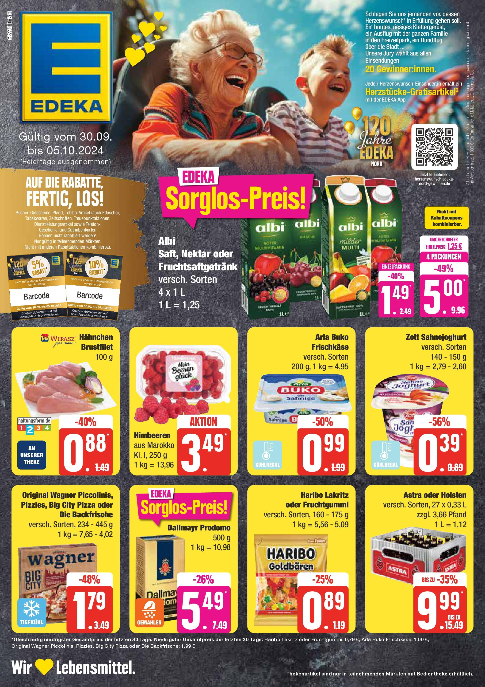 EDEKA Prospekt ab 30.09.2024 - Bad Schwartau, Eutiner Ring 14 Online