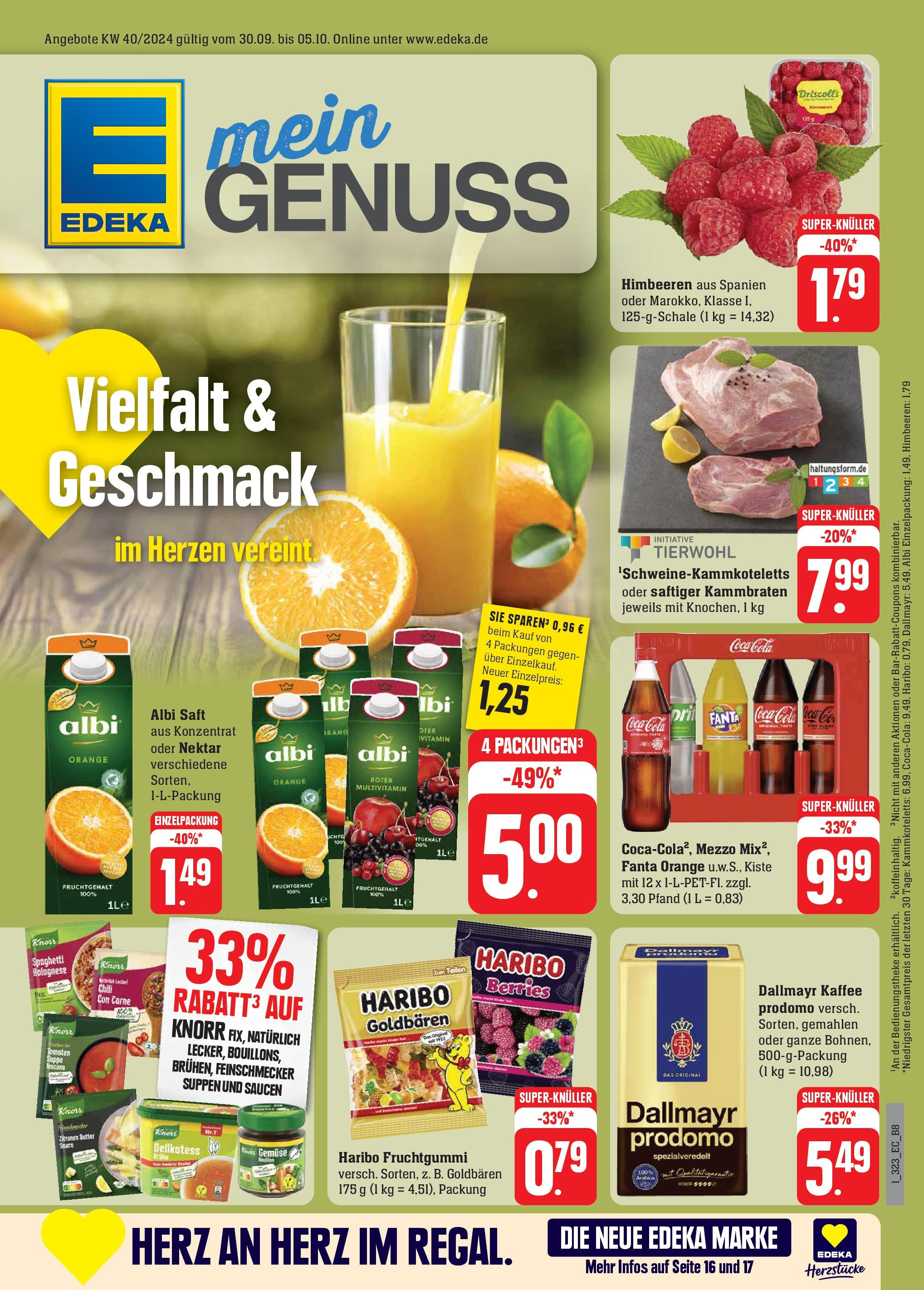 EDEKA Prospekt ab 30.09.2024 - Kaiserslautern, Zollamtstraße 28 Online