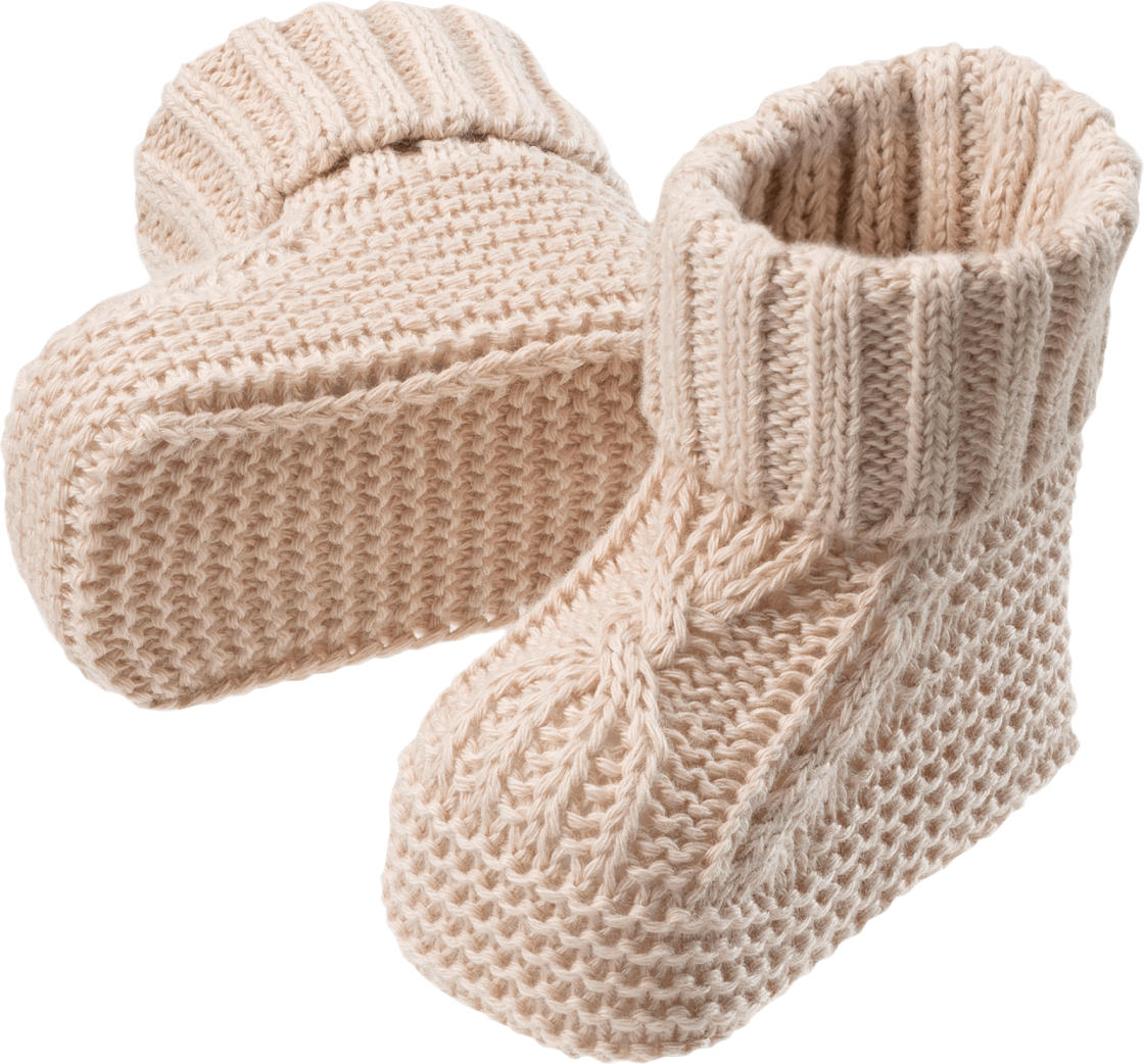 ALANA Strickschuhe, beige, 0-3 Monate