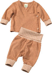 ALANA Baby Set Pro Climate, Gr. 62, aus Bio-Baumwolle, braun