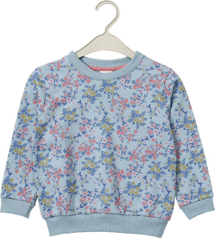 ALANA Sweatshirt mit Blumen-Muster, blau, Gr. 116