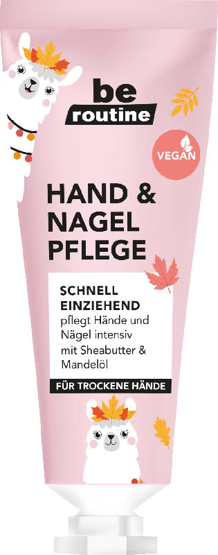 be routine Hand- & Nagelcreme mit Sheabutter & Mandelöl