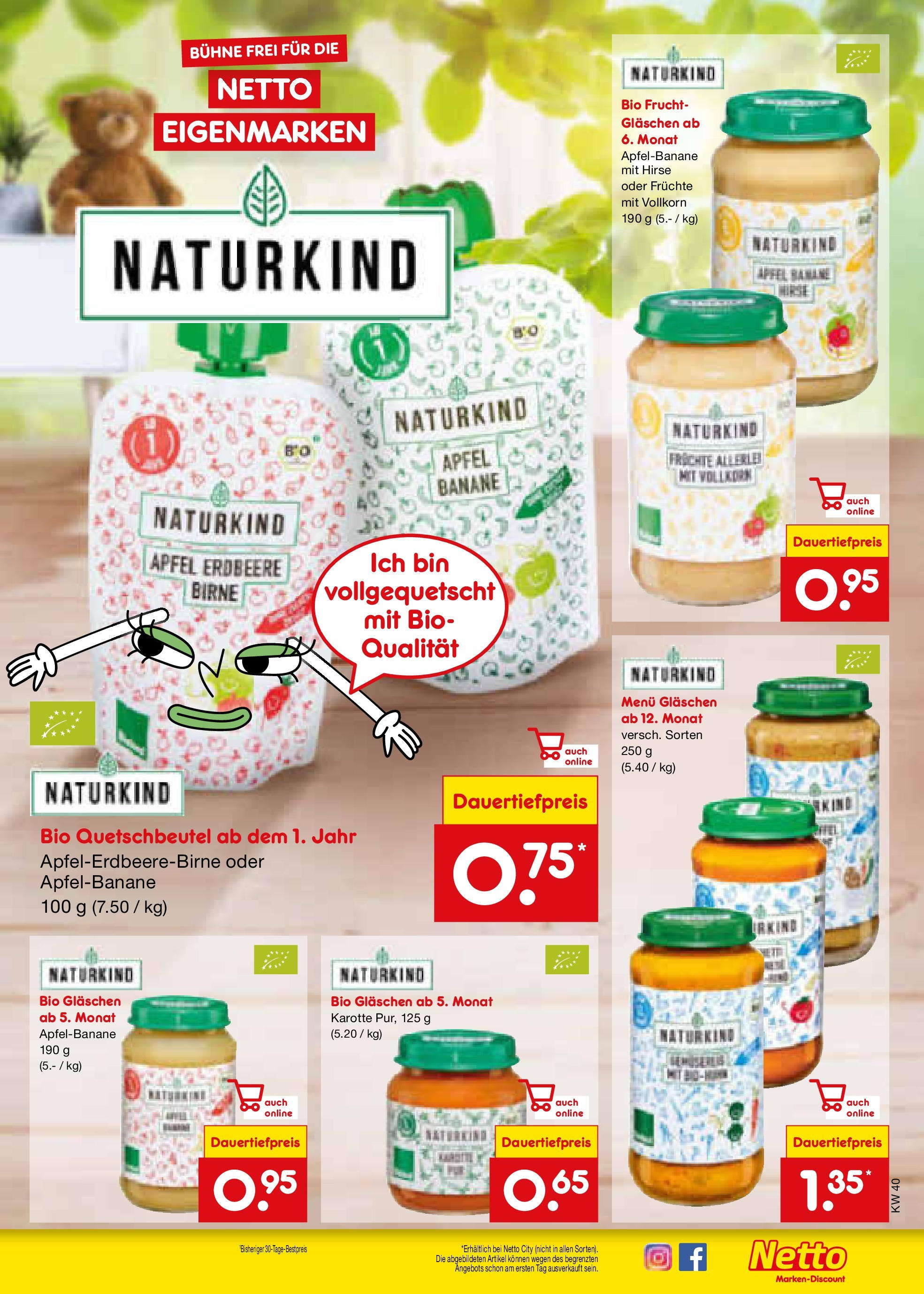 Netto Marken-Discount - Hessen (ab 30.09.2024) » Angebote | Seite: 10 | Produkte: Äpfel, Birne, Karotte