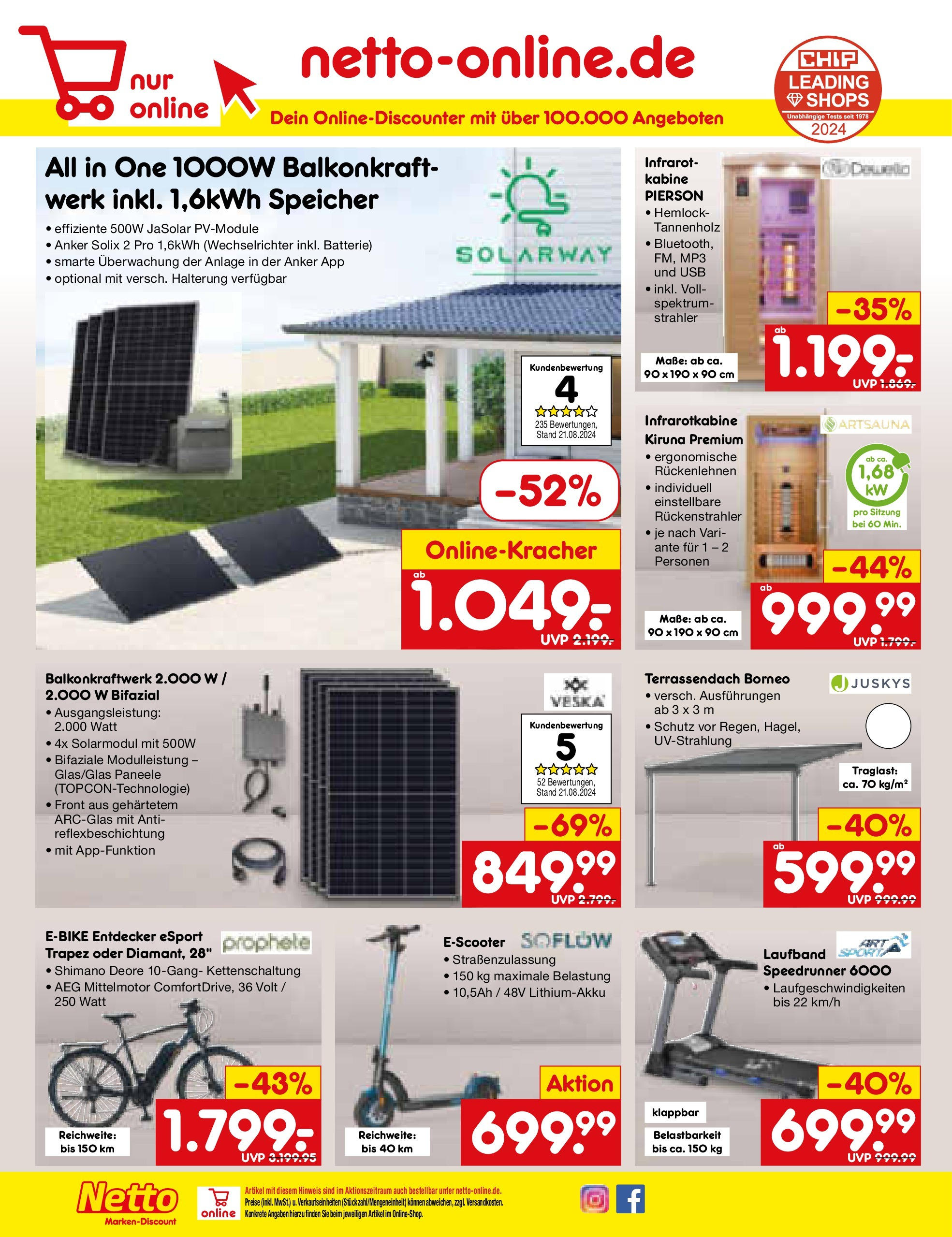 Netto Marken-Discount - Rheinland-Pfalz (ab 30.09.2024) » Angebote | Seite: 35 | Produkte: USB, AEG, Laufband, MP3