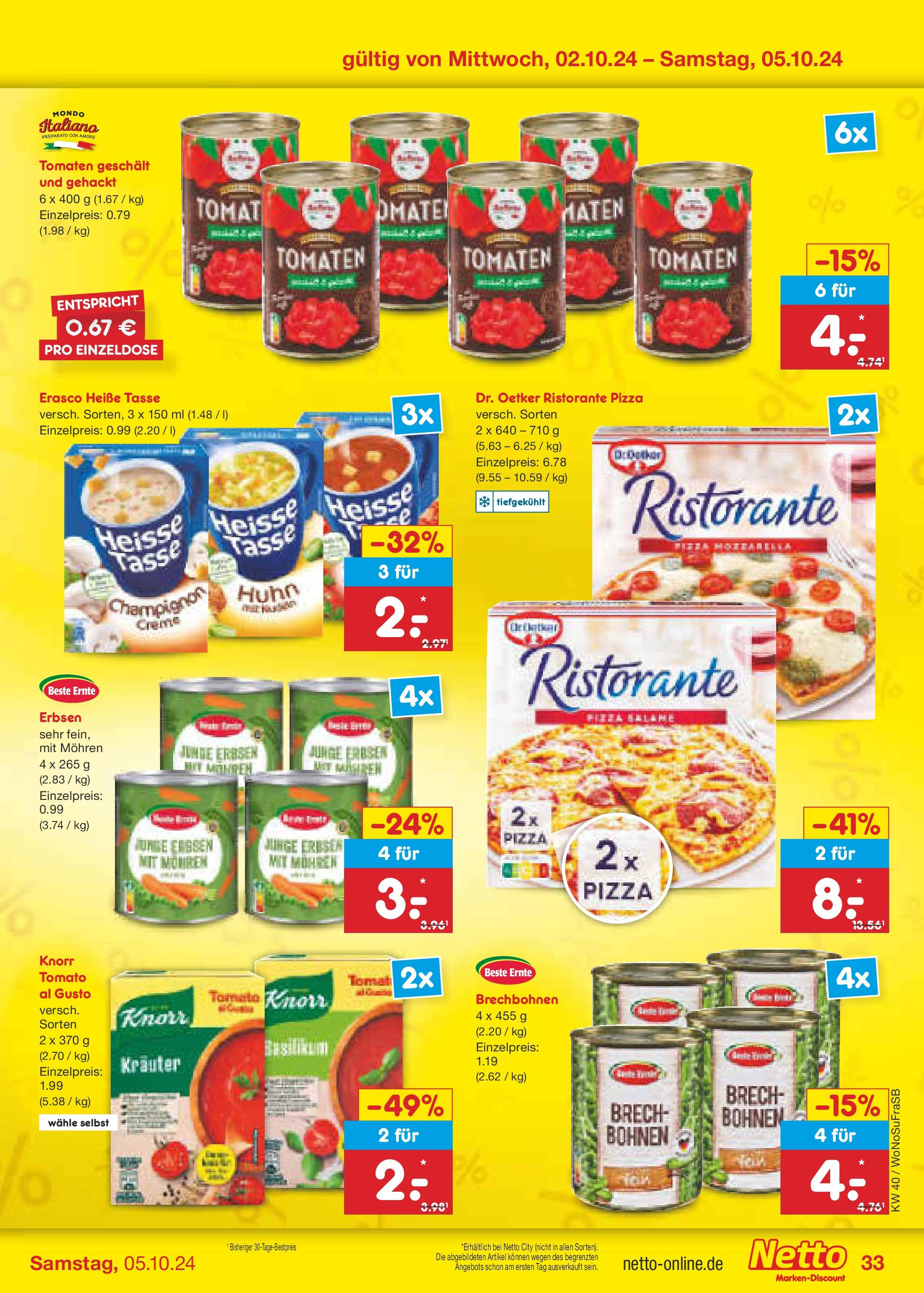 Netto Marken-Discount - Hessen (ab 30.09.2024) » Angebote | Seite: 42 | Produkte: Ristorante, Mozzarella, Creme, Mohren