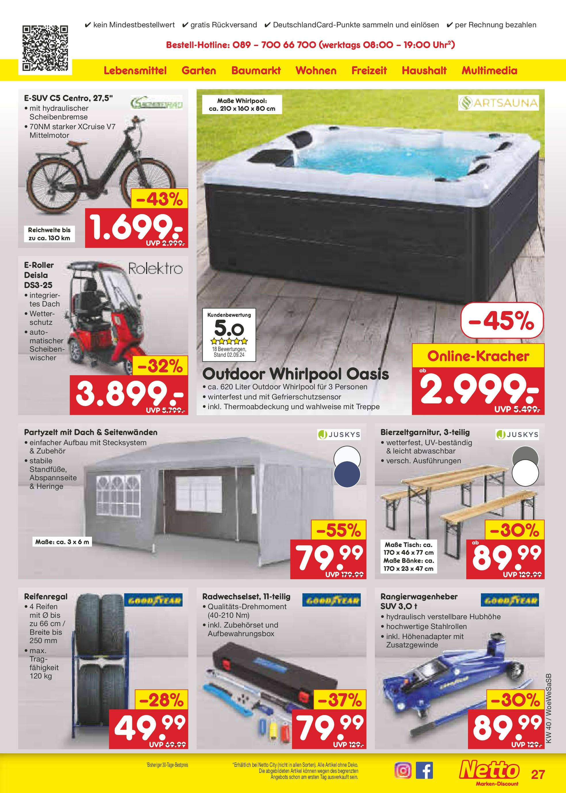 Netto Marken-Discount - Saarland (ab 30.09.2024) » Angebote | Seite: 34 | Produkte: Tisch