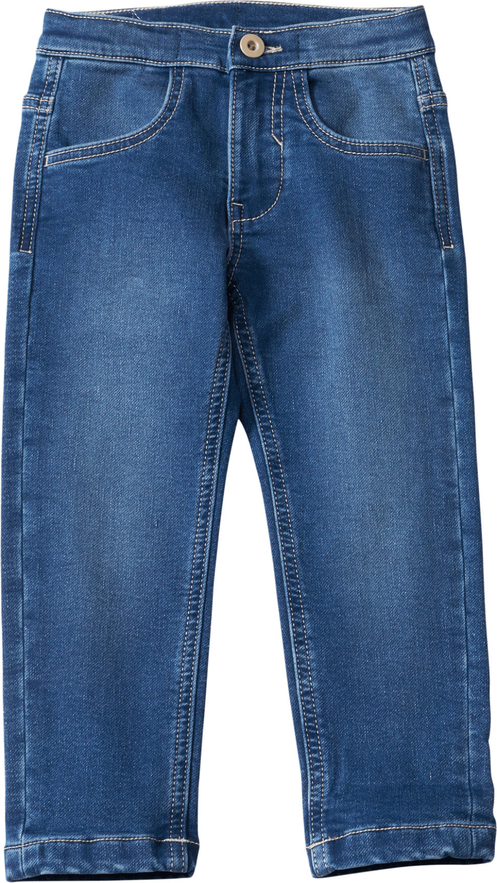 ALANA Jeans mit schmalem Schnitt & Thermo-Funktion, blau, Gr. 116