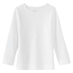 Mädchen Langarmshirt im Basic-Look