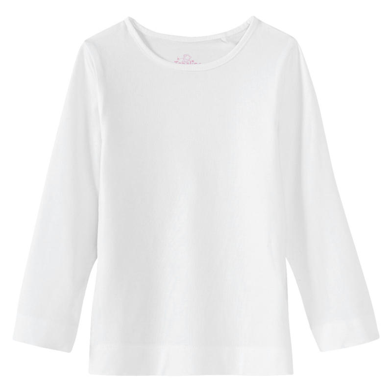 Mädchen Langarmshirt im Basic-Look