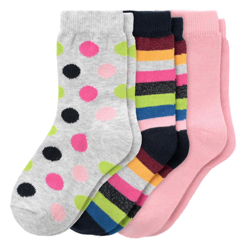 3 Paar Baby Socken in bunten Dessins (Nur online)