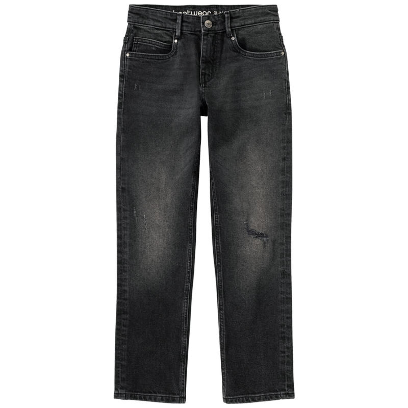 Jungen Straight-Jeans im Used-Look (Nur online)