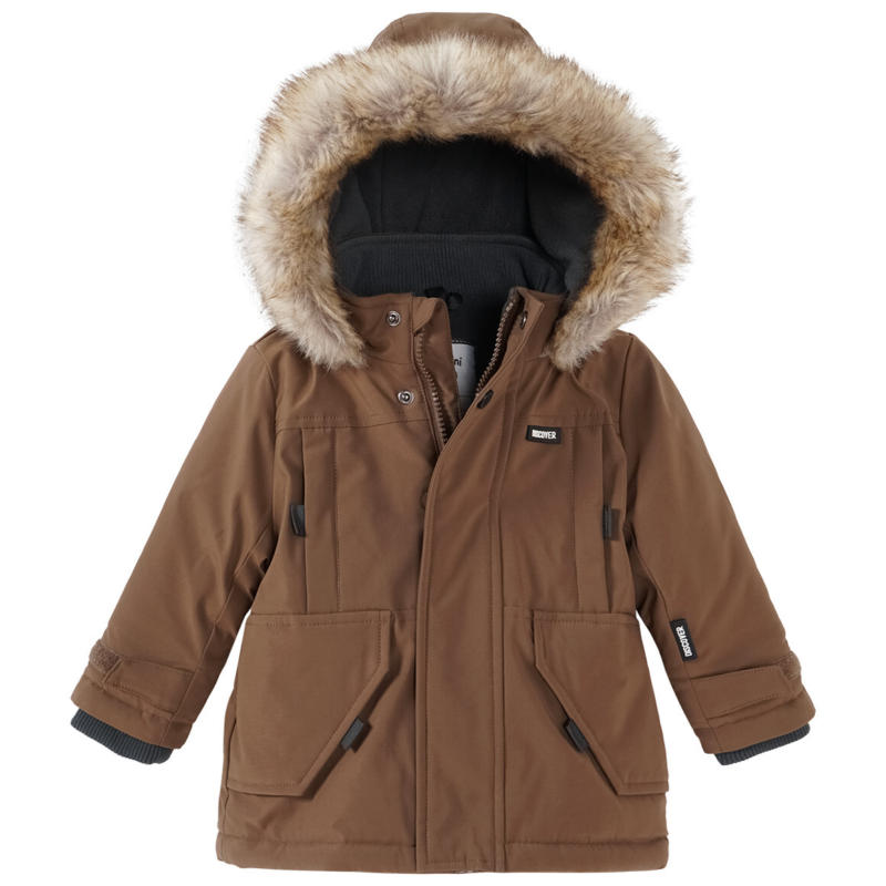 Baby Winterjacke mit Fellimitat