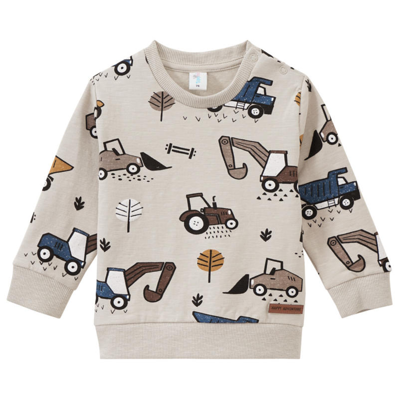 Baby Sweatshirt mit Fahrzeugen