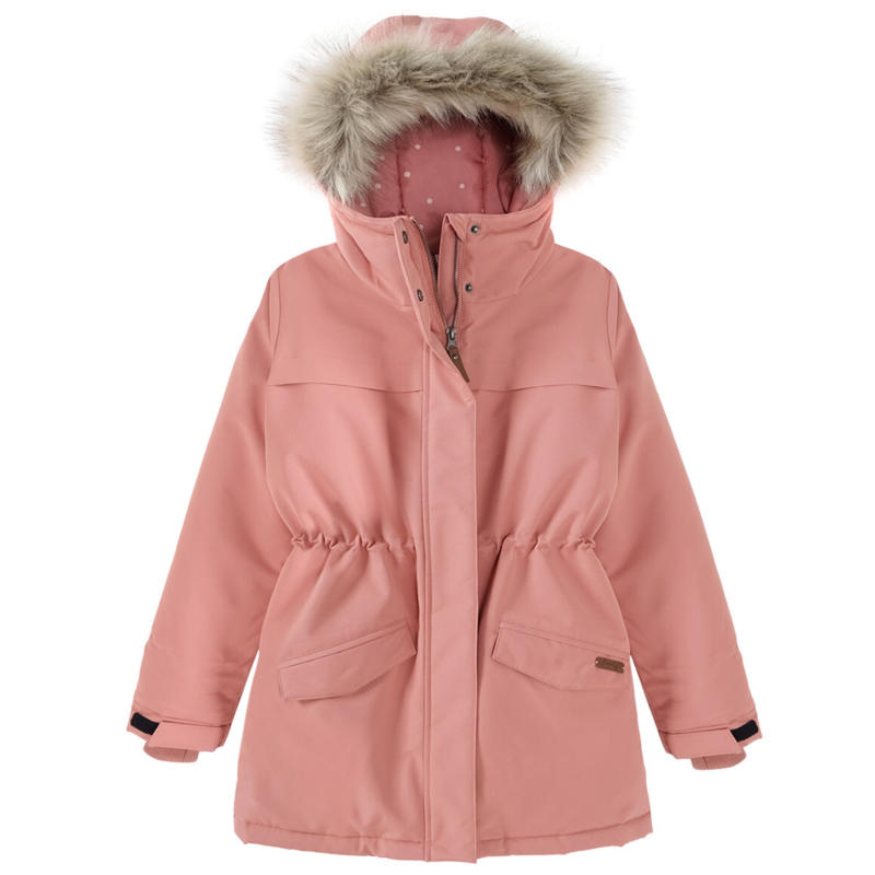 Mädchen Winterjacke mit abnehmbarem Webpelz