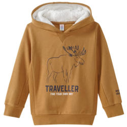 Jungen Hoodie mit Kuschelkapuze