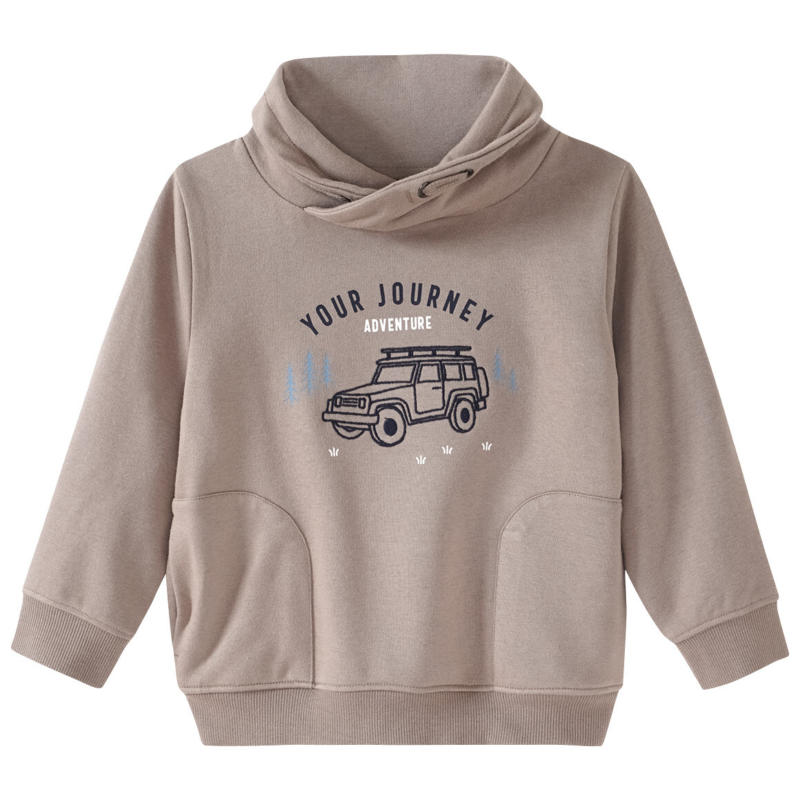 Jungen Sweatshirt mit Schalkragen